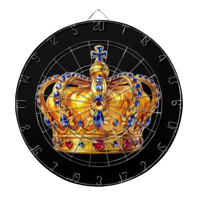 Royal golden crown darttavla (Framsidan)
