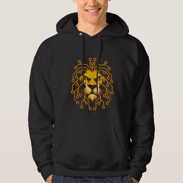 Royal Golden Lion Tröja Hoodie (Framsida)