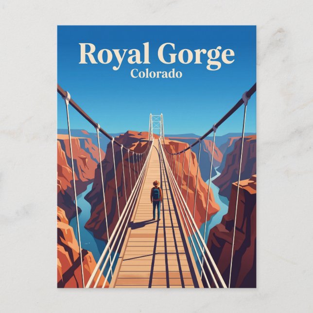 Royal Gorge Bridge & Park USA Vykort (Framsida)