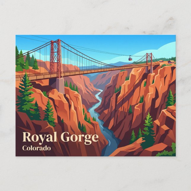 Royal Gorge Bridge & Park USA Vykort (Framsida)