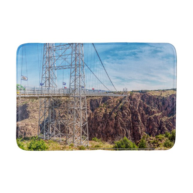 Royal Gorge Bridge Side View Bath Mat Badrumsmatta (Framsidan)