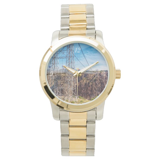 Royal Gorge Bridge Side View Watch Armbandsur (Framsida)
