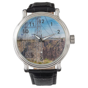 Royal Gorge Bridge Side View Wrist Watch Armbandsur