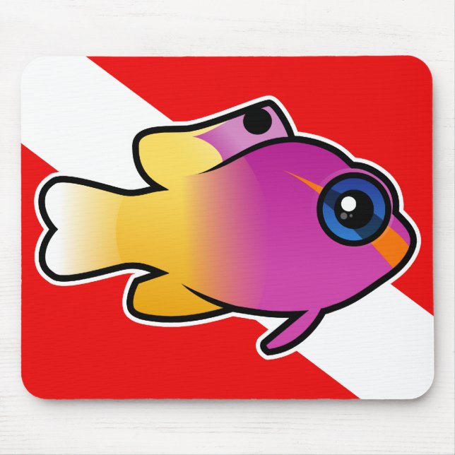 Royal Gramma Dive Flagga Musmatta (Framsidan)