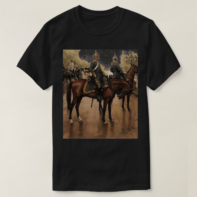 Royal Guard Soldiers på Berlingatan 1909 T Shirt (Design framsida)