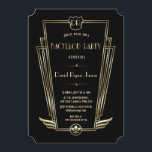 Royal Guld Art Deco Monogram Bachelor Party Inbjudningar<br><div class="desc">Royal Guld Art Deco Monogram Bachelor Inbjudan. Unik Glam, Vintage-kort med en faux guld art deco-form med en vapensköld för initialer, faux guld Fleur-de-lis som royalets arv, en raring 1920:s Underbara Gatsby, gamle Hollywood stil, vackra typsnitt på svart bakgrund. Använda Anpassa verktyg för att lägga till information. För mer information,...</div>