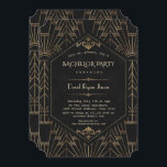 Royal Guld Black Underbar Gatsby 1920-talet Bachel Inbjudningar<br><div class="desc">Royal Guld Black Underbar Gatsby Bröllop-kort. Royal, romantiskt, Vintage-kort med en Underbar Gatsby art deco stil, en stor Hollywood från 1920, med faux guld-foil Fleur-de-lis-övertäckning, sönderdelning och gloriskt typsnitt, på en svart texturerad bakgrund. Använda Anpassa verktyg för att lägga till information. Om du vill ha mer information kan du besöka...</div>