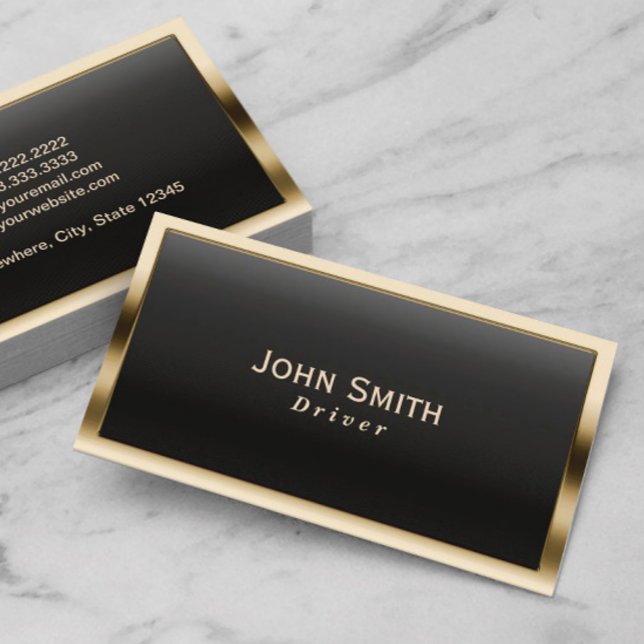 Royal Guld Gräns-drivrutin, Affärskort Visitkort (Skapare uppladdad)