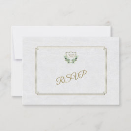 Royal Guld Vapensköld Lush Greenery Bröllop OSA