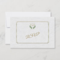 Royal Guld Vapensköld Lush Greenery Bröllop OSA