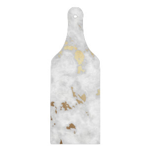 Royal Guld vit marble-design