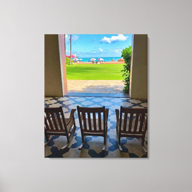 Royal Hawaiian Hotel Canvastryck (Framsida)