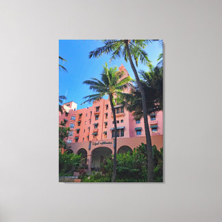 Royal Hawaiian Hotel Canvastryck