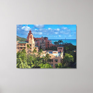 Royal Hawaiian Hotel Canvastryck