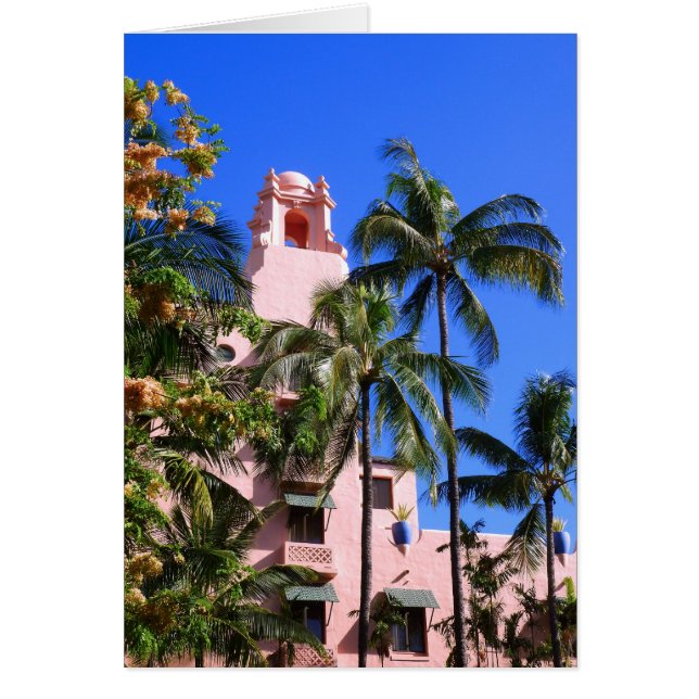 Royal Hawaiian Hotel Hälsningskort (Framsidan)
