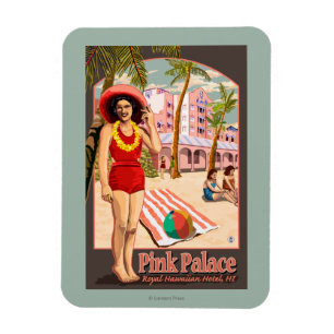 Royal Hawaiian Hotel i Hawaii Magnet