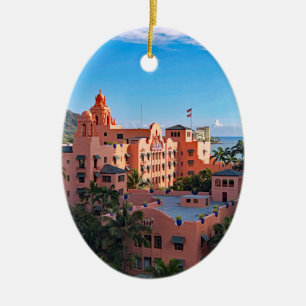 Royal Hawaiian Hotel Julgransprydnad Keramik