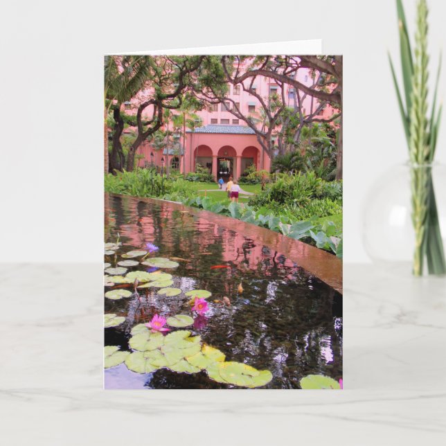 Royal Hawaiian Hotel Kort (Framsida)