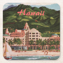 Royal Hawaiian Hotel Papperspärm (sats om 6)