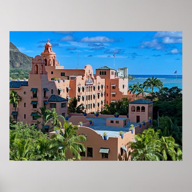 Royal Hawaiian Hotel Waikiki Poster (Framsidan)