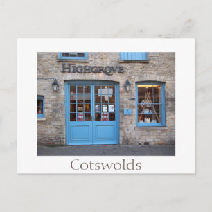 Royal Highgrove Shop i Tetbury, brittiskt vitt vyk Vykort
