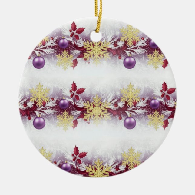 Royal Holiday Garland — Festive Ornament Design (Framsidan)