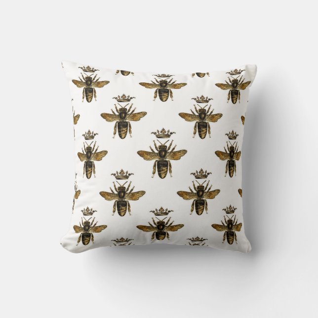 Royal Honung Bee Dekorativ kudde (Framsida)