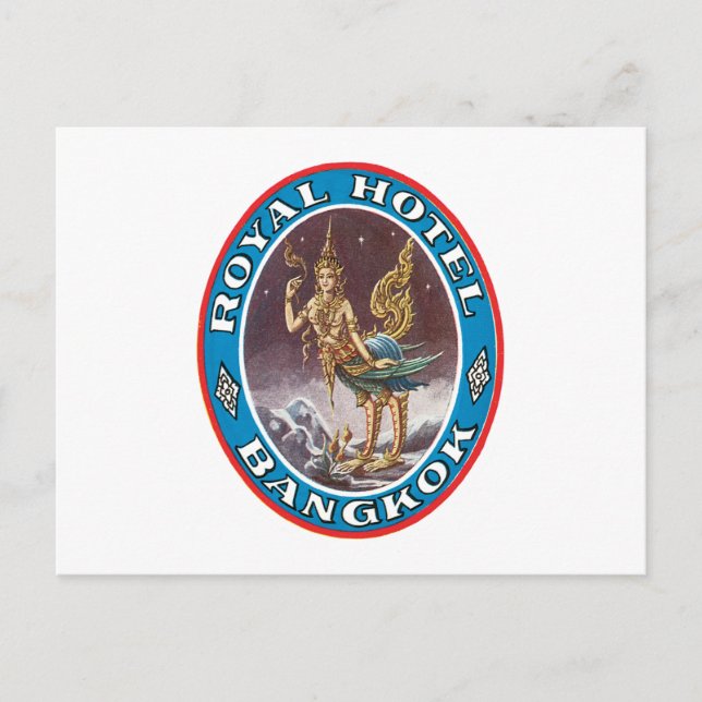 Royal Hotel Bagkok Vykort (Framsida)