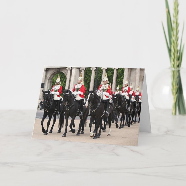 Royal Household Cavalry, London, England Kort (Framsida)