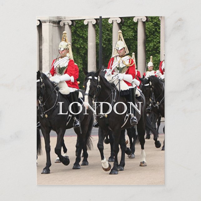 Royal Household Cavalry, London Vykort (Framsida)