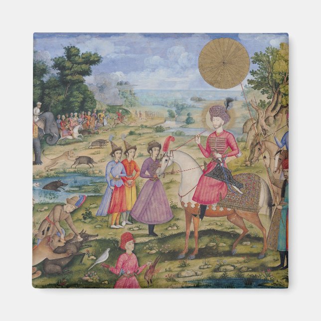 Royal Hunt, från Isfahan, Iran Magnet (Framsidan)