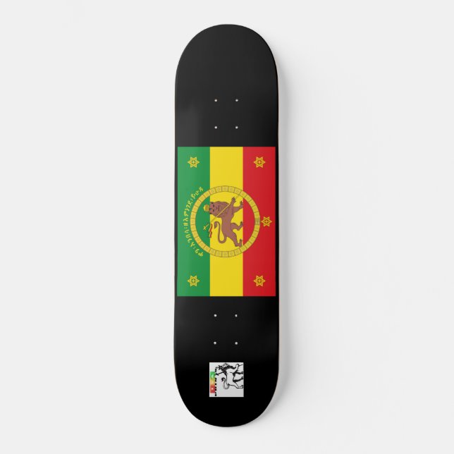 Royal I-tiopi Skateboard Deck by Iya Prints (Framsida)