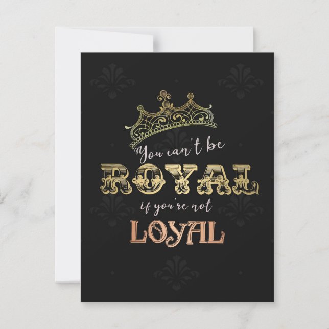 Royal Inbjudningar (Framsida)