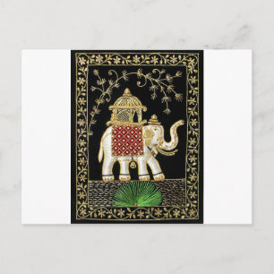 ROYAL INDIAN ELEPHANT RIDE ZARI ART VYKORT