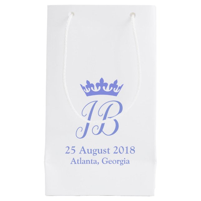 Royal Inspired Wedding Favor Gift-påse (Framsidan)
