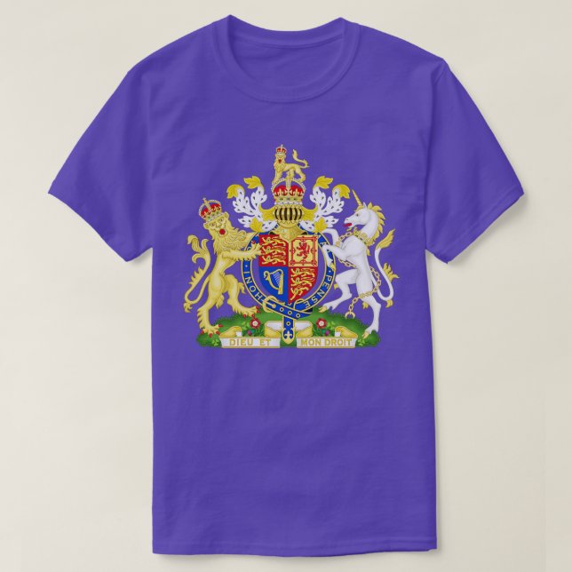 Royal Jackande Arm av Förenade kungarikets Tudor c T Shirt (Design framsida)