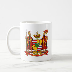 Royal Jackande Arm från Konungariket Hawaii Kaffemugg