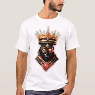 Royal King Crown Grafisk T-Shirt för Män – Lyx