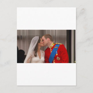Royal Kiss Prince William och Princess Kate Vykort
