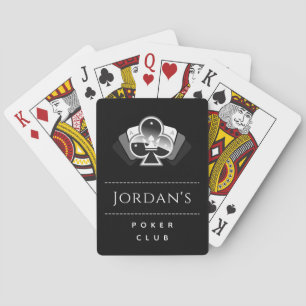 Royal Klubb Poker Night Casino Black & White Namn Casinokort