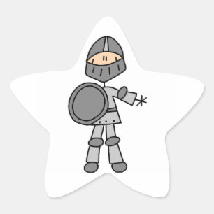 Royal Knight Stjärnformat Klistermärke