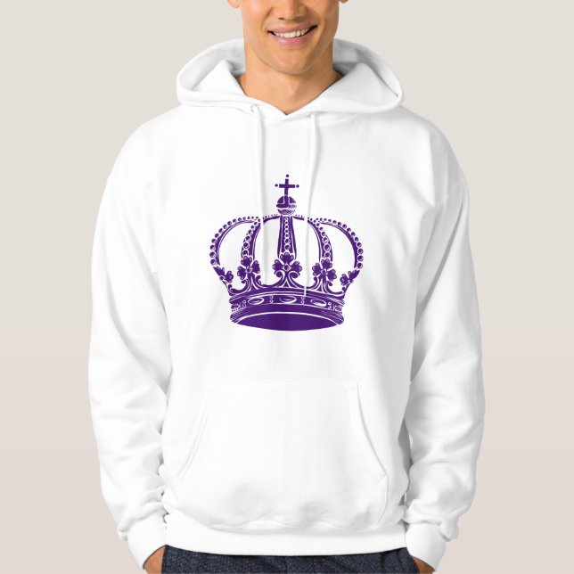 Royal Krona 02 - Djup Lila Sweatshirt (Framsida)