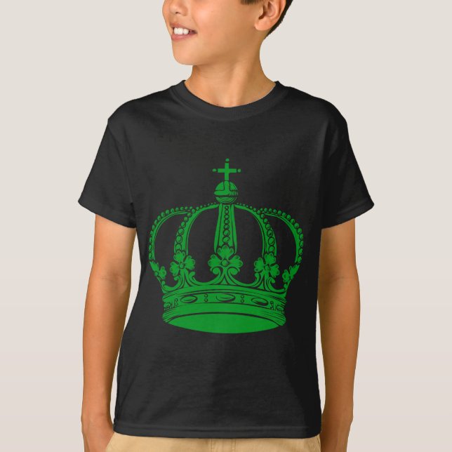 Royal Krona 02 - Grönt av gräs T-shirt (Framsida)