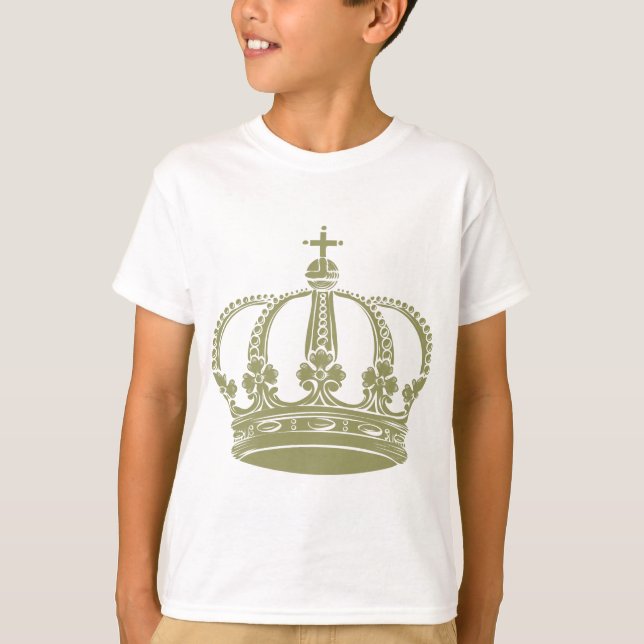 Royal Krona 02 - Khaki Tee Shirt (Framsida)