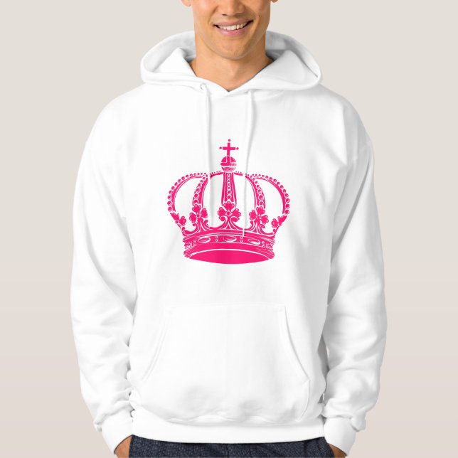 Royal Krona 02 - Neon Red Hoodie (Framsida)