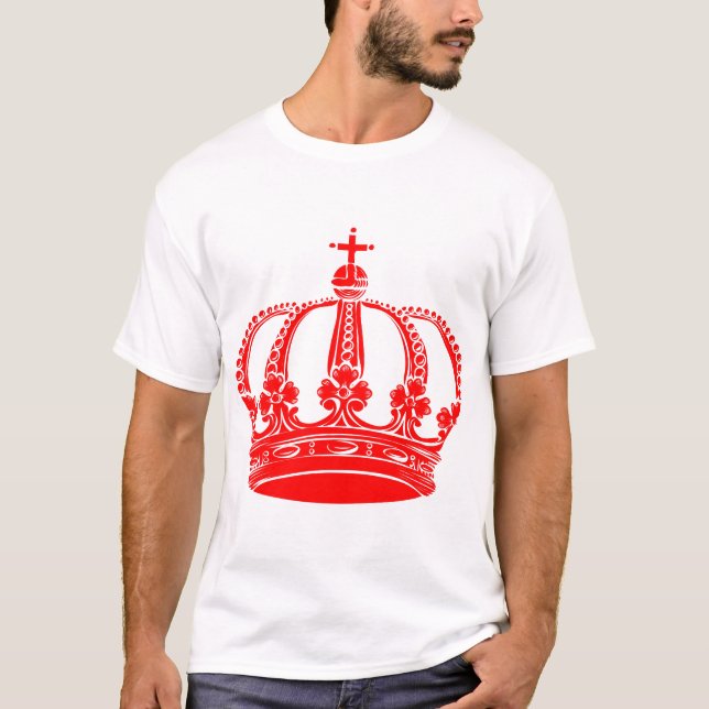 Royal Krona 02 - Röd Tee Shirt (Framsida)