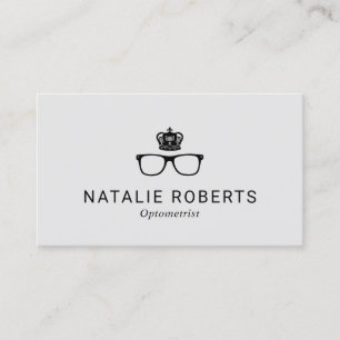 Royal Krona Eyewear Öga GlasOptometrist  Visitkort