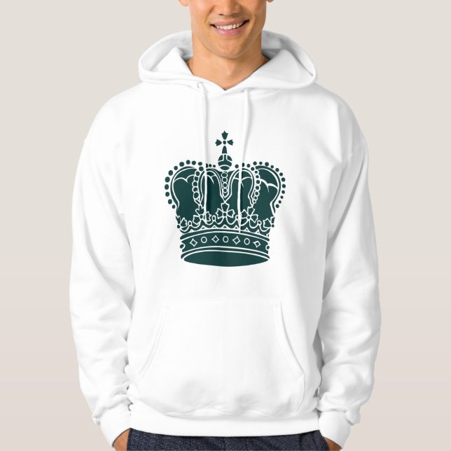 ROYAL KRONA - MÖRK GRÖNT MUNKJACKA (Framsida)