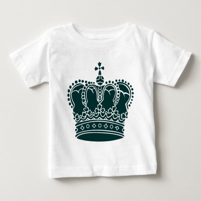 ROYAL KRONA - MÖRK GRÖNT T SHIRT (Framsida)