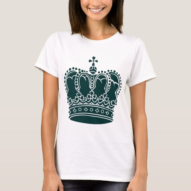 ROYAL KRONA - MÖRK GRÖNT T SHIRT (Framsida)